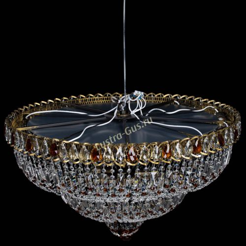 Люстра Водопад Обтикон №15 под бронзу чайная в Саратове Гусь Хрустальный