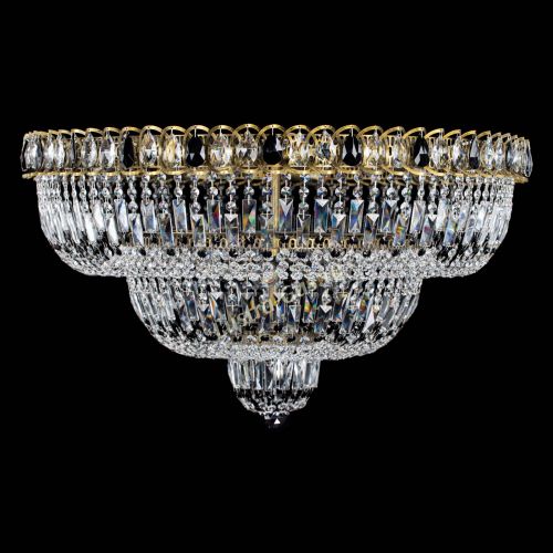 Люстра Водопад Обтикон №15 под бронзу черная в Саратове Гусь Хрустальный