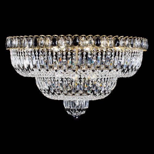 Люстра Водопад Обтикон №15 под бронзу черная в Саратове Гусь Хрустальный