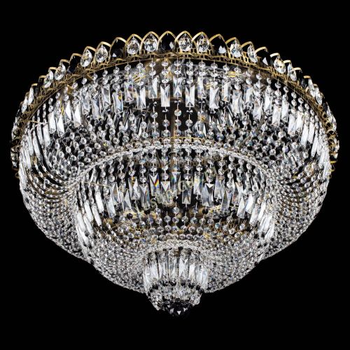 Люстра Водопад Обтикон №15 под бронзу черная в Саратове Гусь Хрустальный