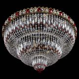 Люстра Водопад Обтикон №15 под бронзу красная в Саратове