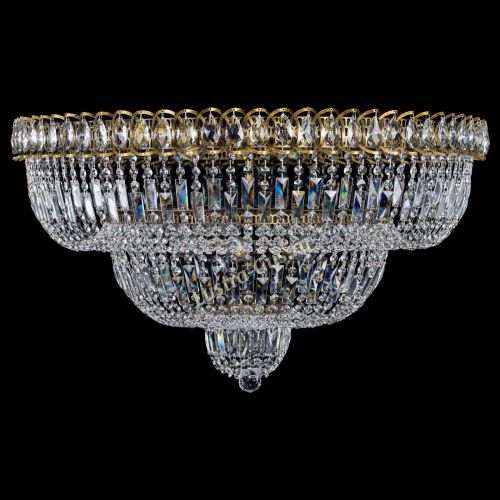 Люстра Водопад Обтикон №15 под бронзу в Саратове Гусь Хрустальный