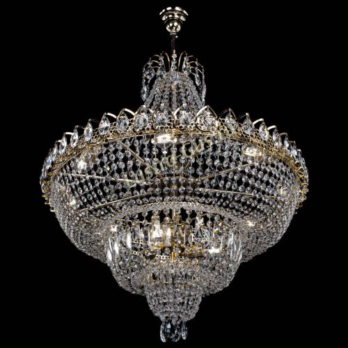 Люстра Водопад с подвесом №11 в Саратове Гусь Хрустальный