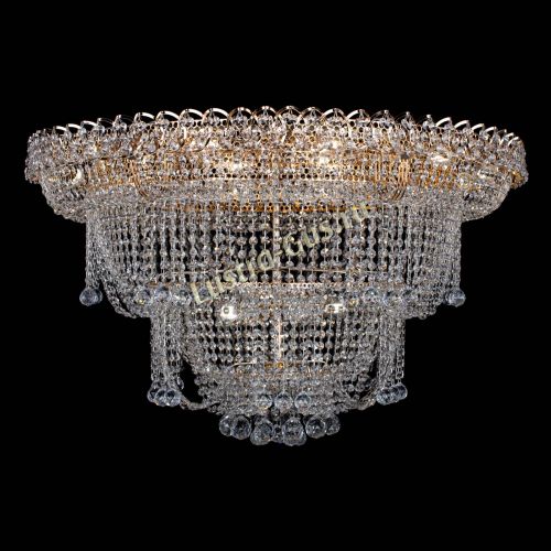 Люстра Водопад Софья большая в Саратове Гусь Хрустальный