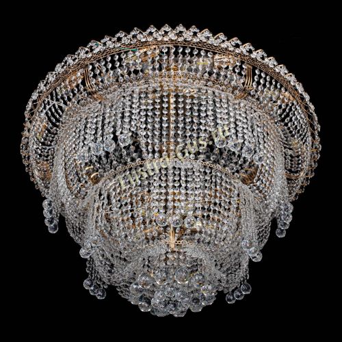 Люстра Водопад Софья большая в Саратове Гусь Хрустальный