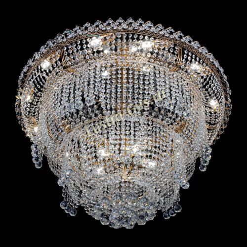 Люстра Водопад Софья большая в Саратове Гусь Хрустальный