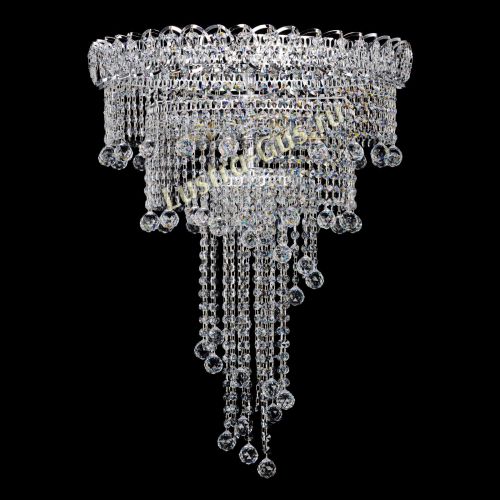 Люстра Водопад Винтаж 5 ламп в Саратове Гусь Хрустальный