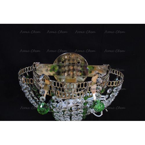 Бра Ромашка Тюльпан зеленая № 2 в Саратове Гусь Хрустальный