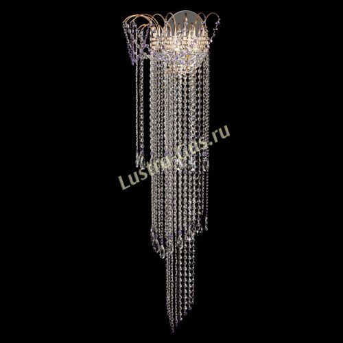 Бра Агата №1 длинная фиолетовая в Саратове Гусь Хрустальный