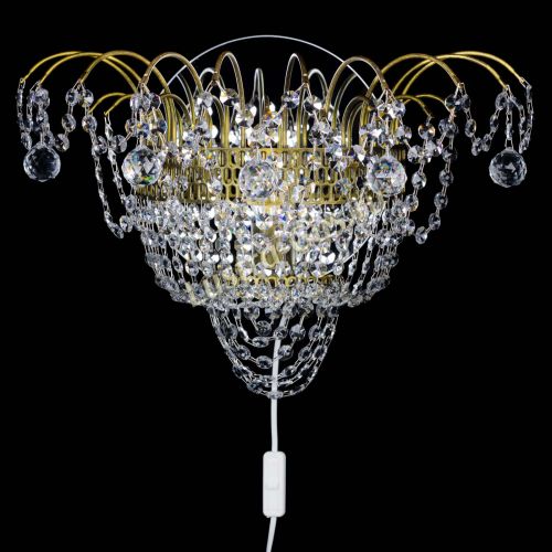 Бра Агата №3 под бронзу с зеркалом в Саратове Гусь Хрустальный