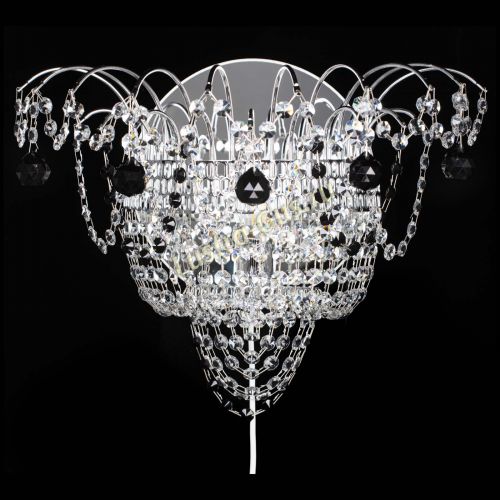 Бра Агата №3 черная в Саратове Гусь Хрустальный