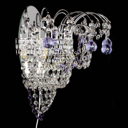 Бра Агата №3 фиолетовая в Саратове Гусь Хрустальный