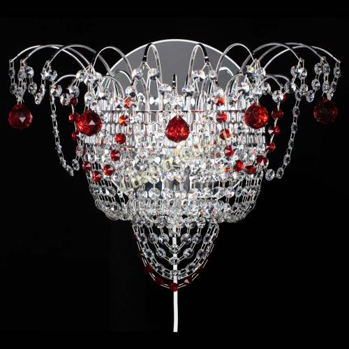 Бра Агата №3 красная в Саратове Гусь Хрустальный