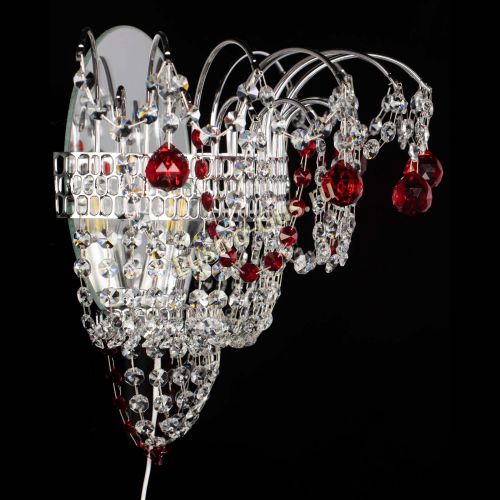 Бра Агата №3 красная в Саратове Гусь Хрустальный