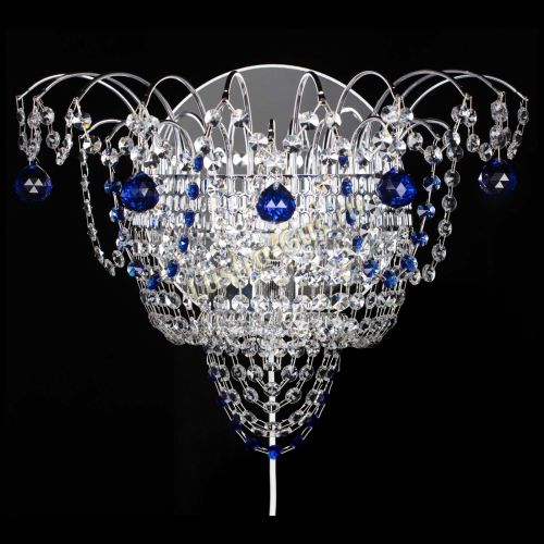 Бра Агата №3 синяя в Саратове Гусь Хрустальный