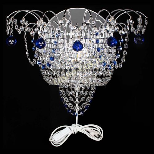 Бра Агата №3 синяя в Саратове Гусь Хрустальный