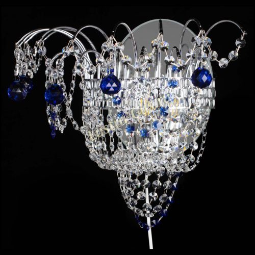 Бра Агата №3 синяя в Саратове Гусь Хрустальный