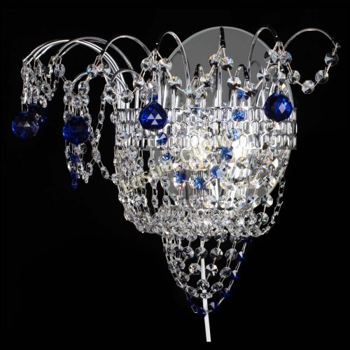 Бра Агата №3 синяя в Саратове Гусь Хрустальный