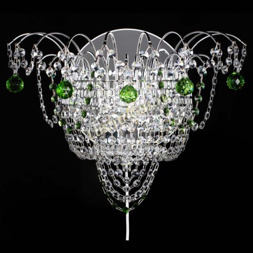 Бра Агата №3 зеленая в Саратове Гусь Хрустальный