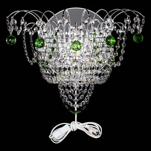 Бра Агата №3 зеленая в Саратове Гусь Хрустальный