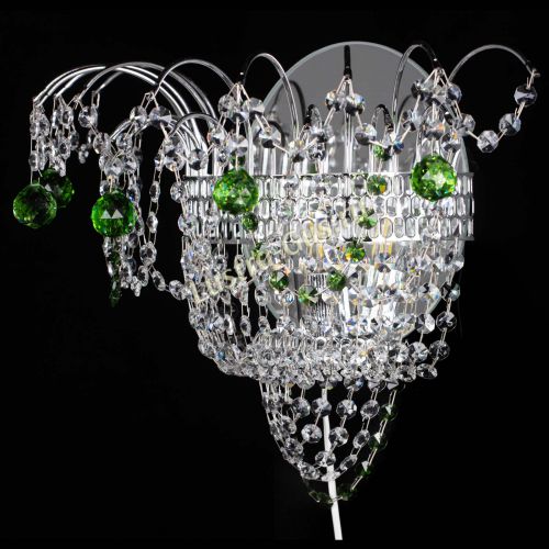 Бра Агата №3 зеленая в Саратове Гусь Хрустальный