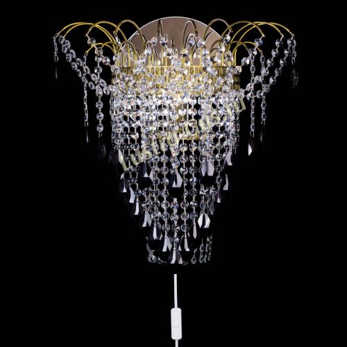 Бра Агата №4 под бронзу Черная в Саратове Гусь Хрустальный