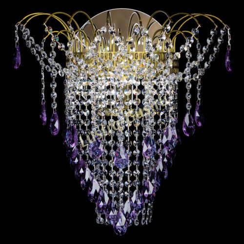 Бра Агата №4 под бронзу Фиолетовая в Саратове Гусь Хрустальный