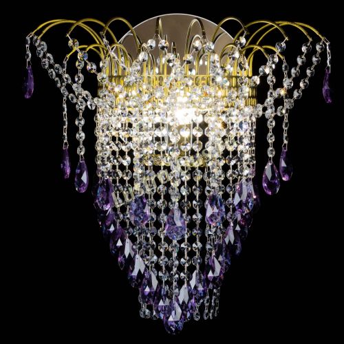 Бра Агата №4 под бронзу Фиолетовая в Саратове Гусь Хрустальный