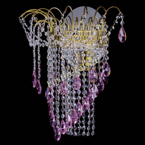 Бра Агата №4 под бронзу Розовая в Саратове Гусь Хрустальный