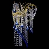 Бра Агата №4 под бронзу Синяя в Саратове