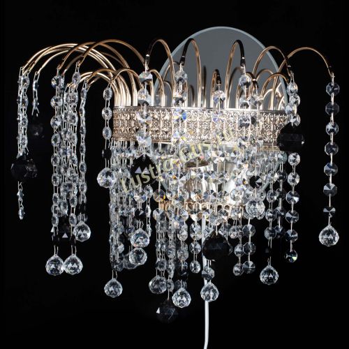 Бра Агата Венеция шар черная в Саратове Гусь Хрустальный