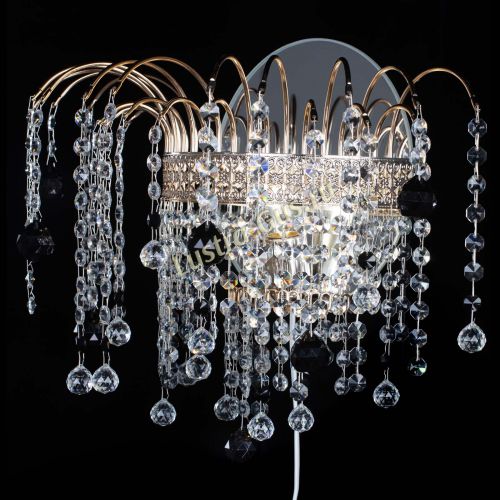 Бра Агата Венеция шар черная в Саратове Гусь Хрустальный