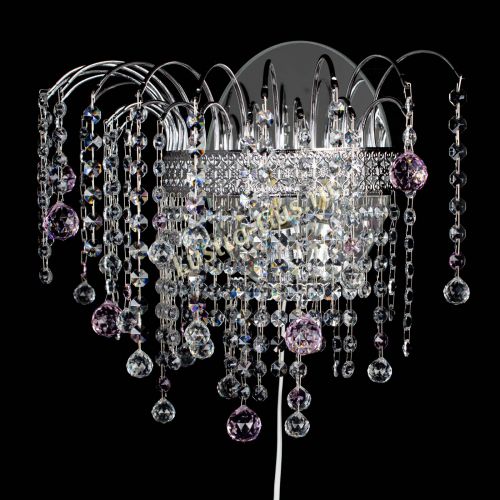 Бра Агата Венеция шар розовая в Саратове Гусь Хрустальный