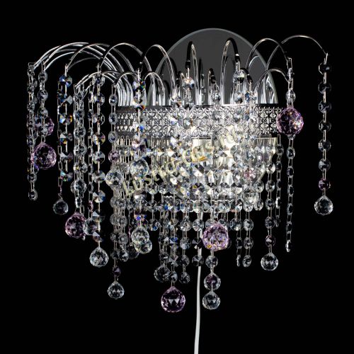 Бра Агата Венеция шар розовая в Саратове Гусь Хрустальный