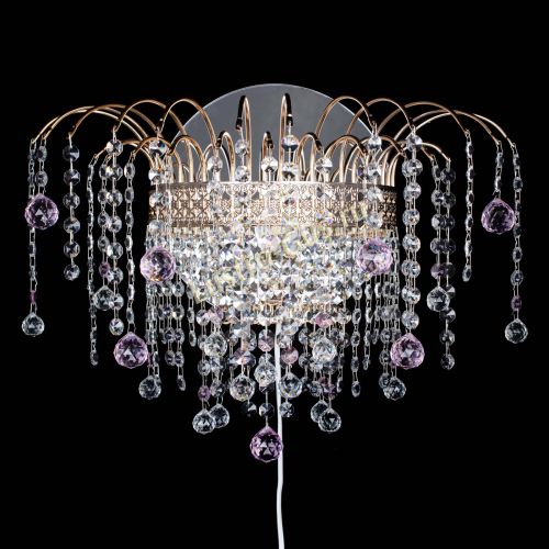 Бра Агата Венеция шар розовая в Саратове Гусь Хрустальный