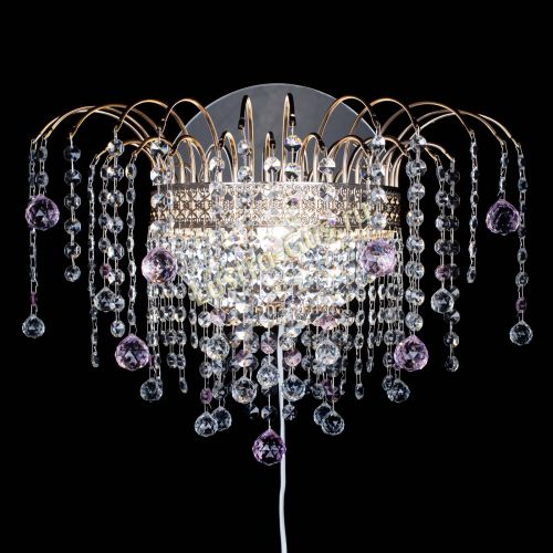 Бра Агата Венеция шар розовая в Саратове Гусь Хрустальный