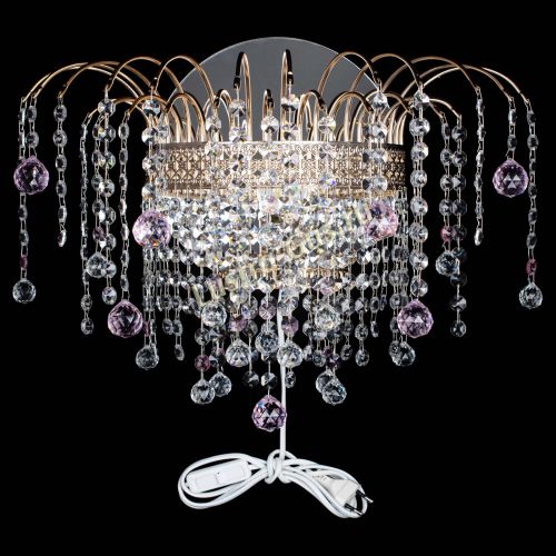 Бра Агата Венеция шар розовая в Саратове Гусь Хрустальный