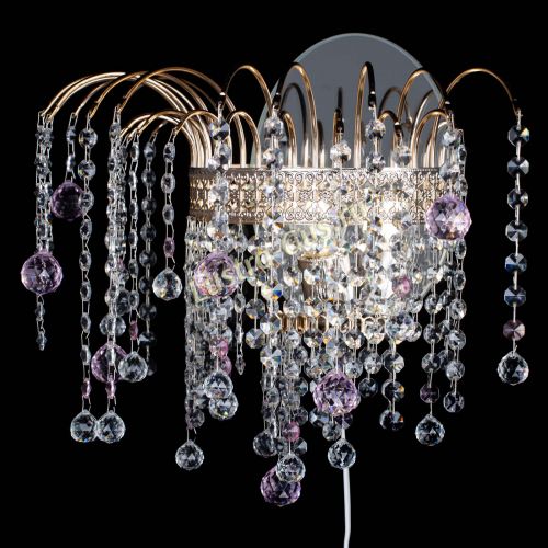 Бра Агата Венеция шар розовая в Саратове Гусь Хрустальный