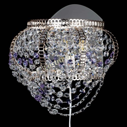 Бра Альфа №1 фиолетовая в Саратове Гусь Хрустальный