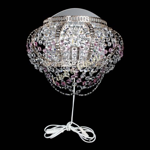 Бра Альфа №1 розовая в Саратове Гусь Хрустальный