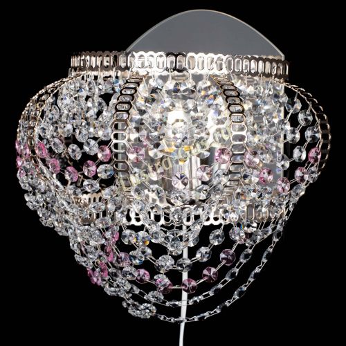 Бра Альфа №1 розовая в Саратове Гусь Хрустальный