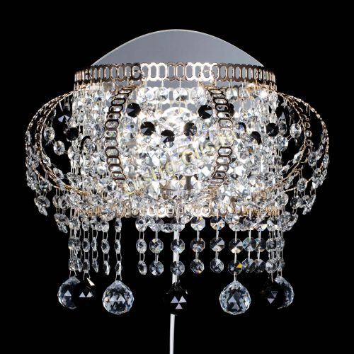 Бра Альфа №2 черная в Саратове Гусь Хрустальный