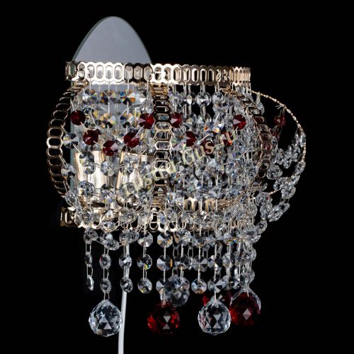 Бра Альфа №2 красная в Саратове Гусь Хрустальный