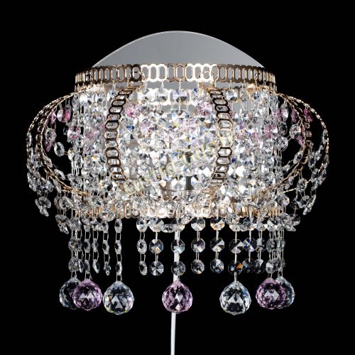 Бра Альфа №2 розовая в Саратове Гусь Хрустальный