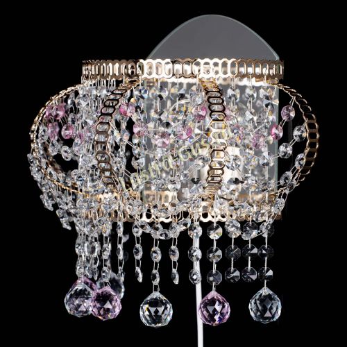 Бра Альфа №2 розовая в Саратове Гусь Хрустальный