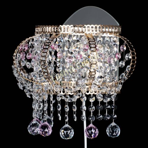 Бра Альфа №2 розовая в Саратове Гусь Хрустальный