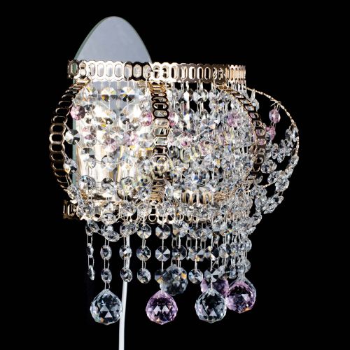 Бра Альфа №2 розовая в Саратове Гусь Хрустальный