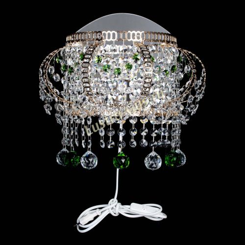 Бра Альфа №2 зеленая в Саратове Гусь Хрустальный