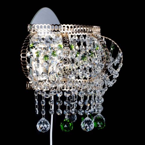 Бра Альфа №2 зеленая в Саратове Гусь Хрустальный