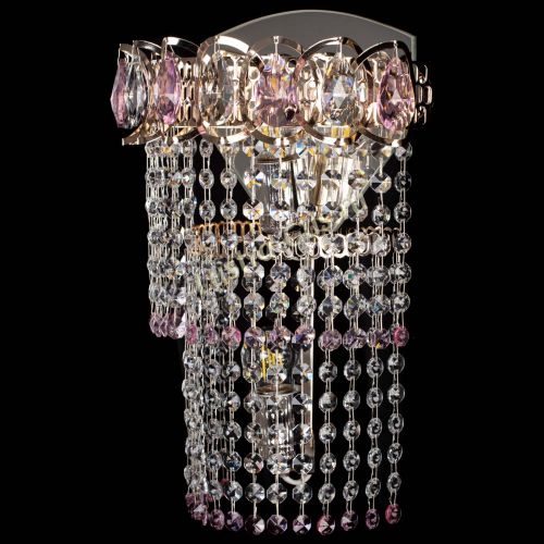 Бра Астра №2 оптикон розовая в Саратове Гусь Хрустальный